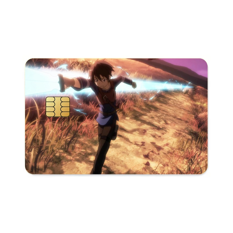 Angry Kirito  Credit Card Skins (4-in-1 Pack)