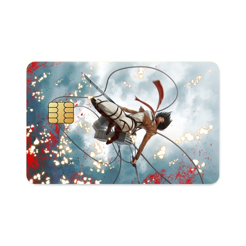 Anime Attack On Titan  Credit Card Skins (4-in-1 Pack)
