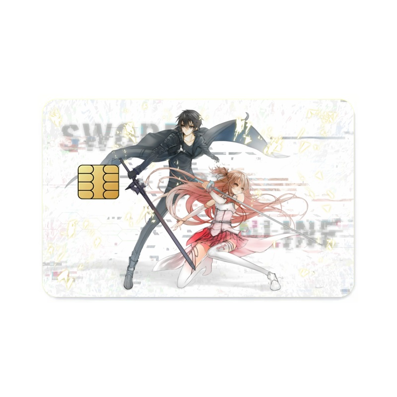 Yuuki Asuna & Kirigaya Kazuto Credit Card Skins (4-in-1 Pack)