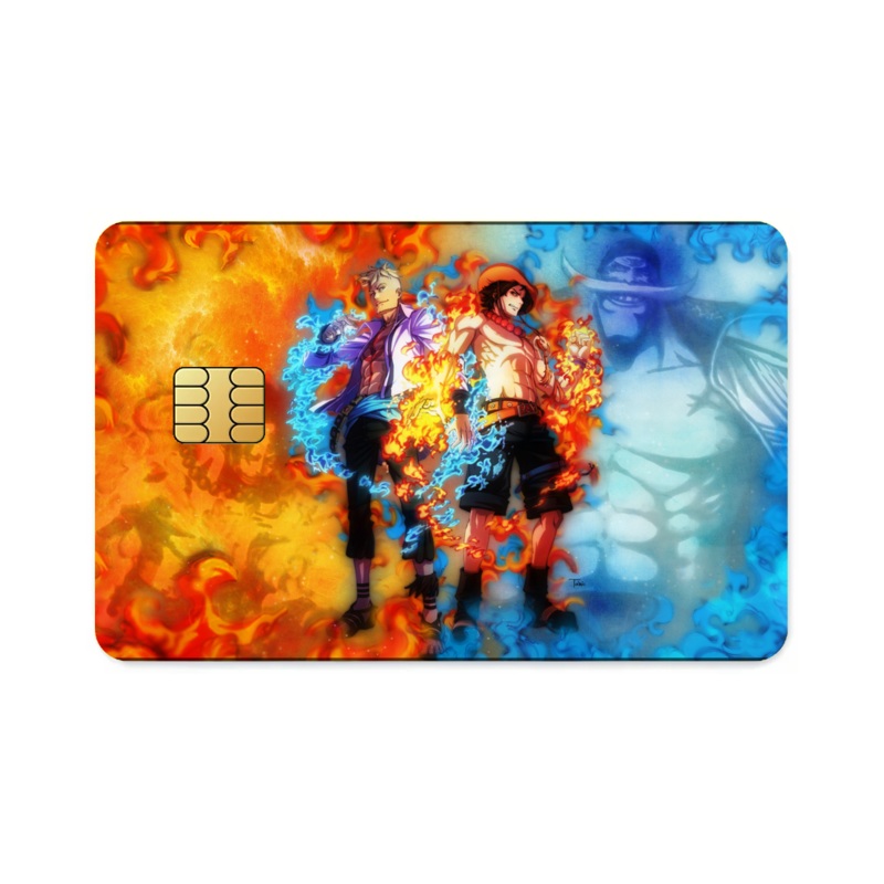 Ace,Marco and White Beard Credit Card Skins (4-in-1 Pack)