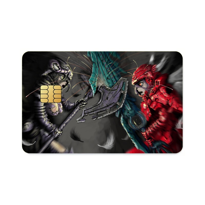 Albedo Vs Shaltear  Credit Card Skins (4-in-1 Pack)