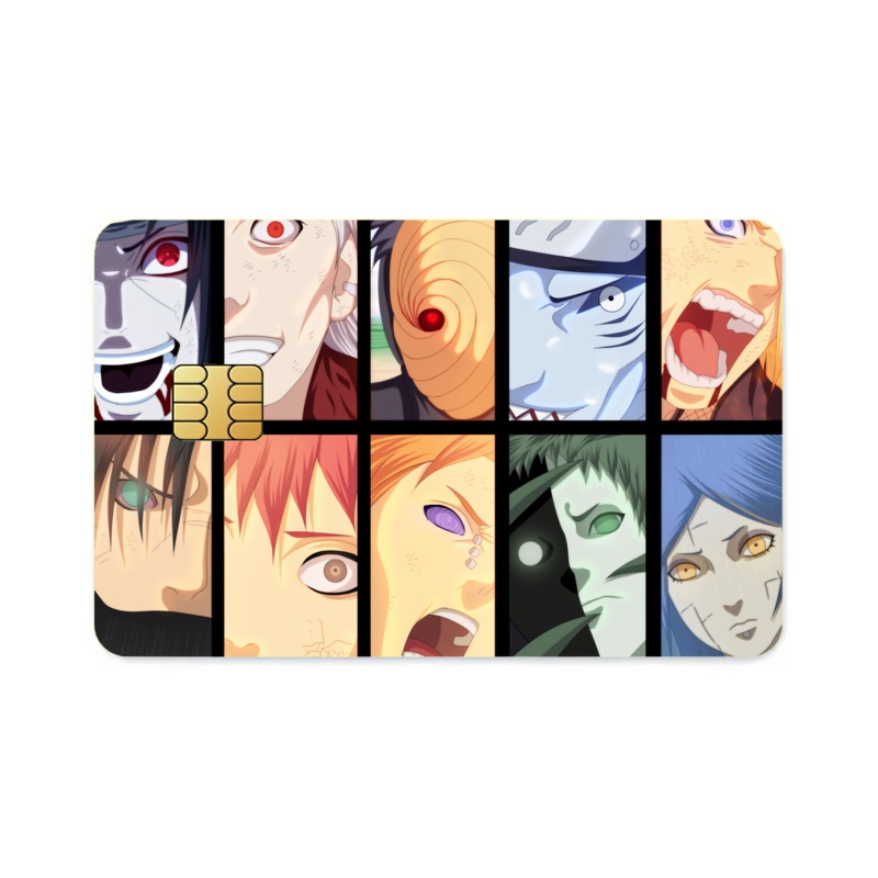 Akatsuki’s members  Credit Card Skins (4-in-1 Pack)