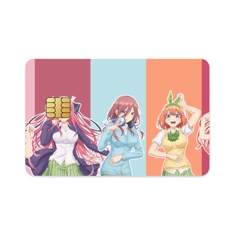 5Toubun no Hanayome 21:9 Ultrawide  Credit Card Skins (4-in-1 Pack)
