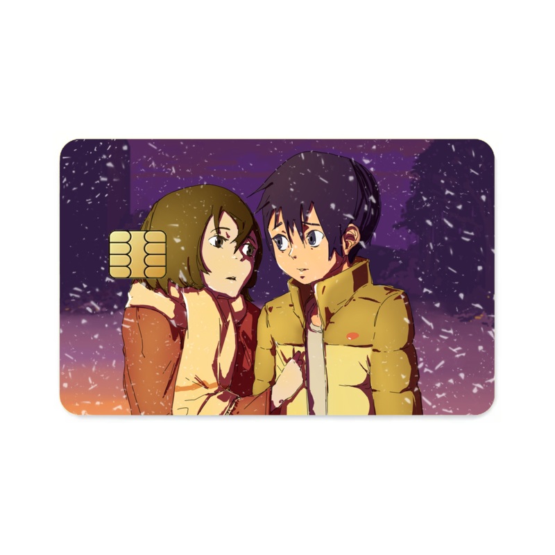 Anime ERASEDr Credit Card Skins (4-in-1 Pack)
