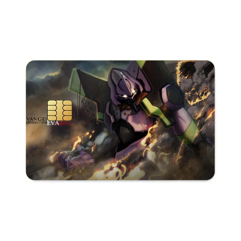 Anime – Neon Genesis Evangelion  Credit Card Skins (4-in-1 Pack)