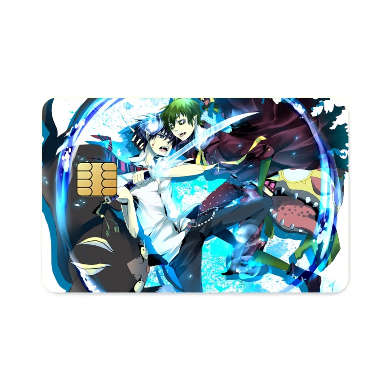 Amaimon Vs Rin Credit Card Skins (4-in-1 Pack)