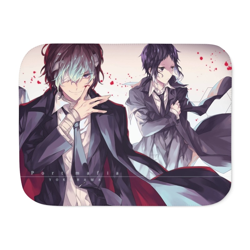 Anime Bungou Stray Dogsr Sherpa Blanket