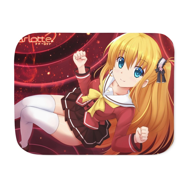 Yusa Nishimori smiling Sherpa Blanket