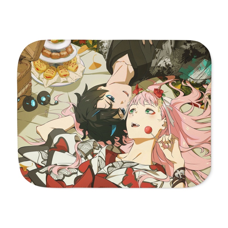 A Little Picnic Sherpa Blanket