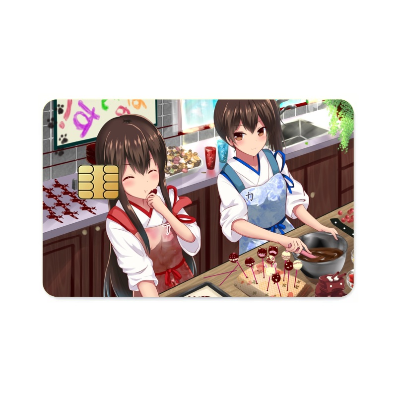 Akagi, Kaga Credit Card Skins (4-in-1 Pack)