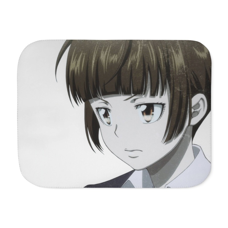 Akane Tsunemori Face Sherpa Blanket