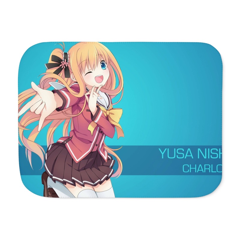 Yusa Nishimori Smile Sherpa Blanket
