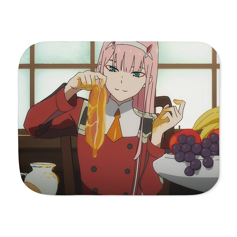 Zero Two’s Honeyed Ham Sherpa Blanket