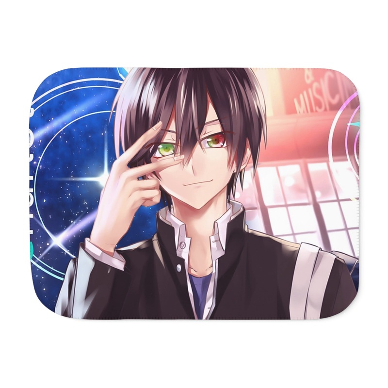 Y Otosaka pose Sherpa Blanket