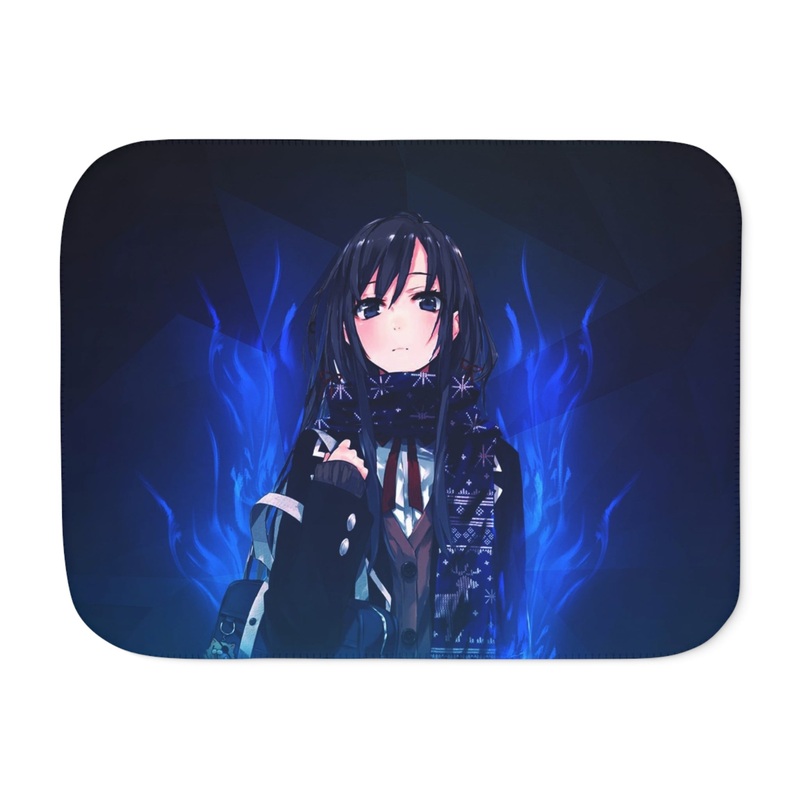 Yukino Yukinoshita Sherpa Blanket