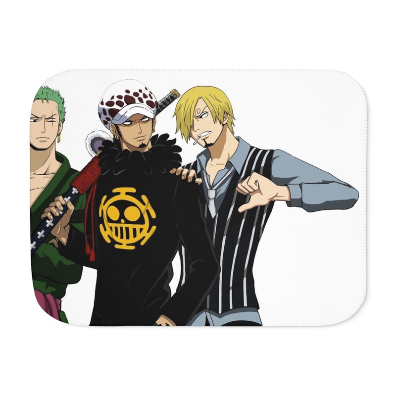 Zoro,Law and Sanji Sherpa Blanket