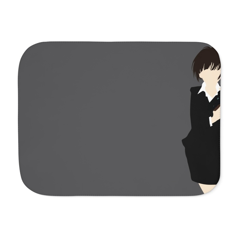 Akane Tsunemori Minimalist Sherpa Blanket