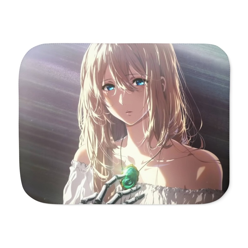 Violet Evergarden Violet Evergarden, Violet Evergarden, Violet Evergarden Sherpa Blanket