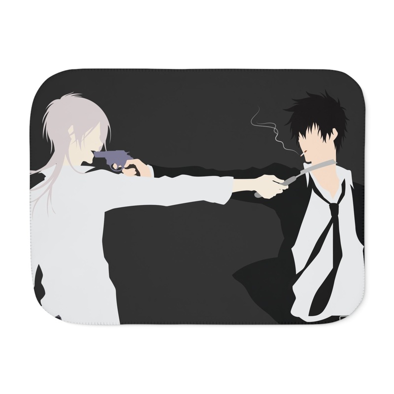 Villain and a hero Minimalist] Sherpa Blanket