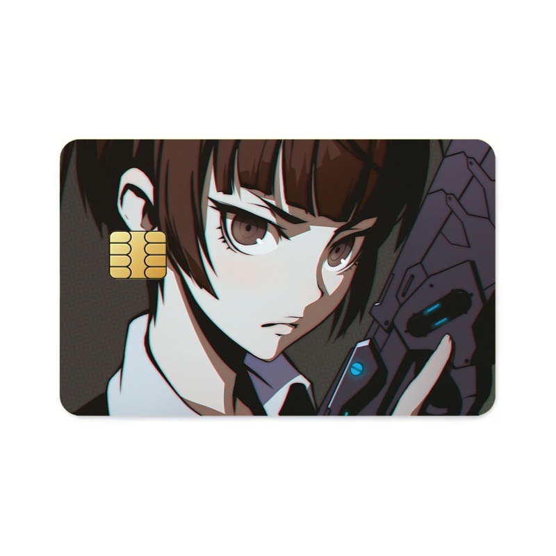 Akane Tsunemori serious look  Credit Card Skins (4-in-1 Pack)